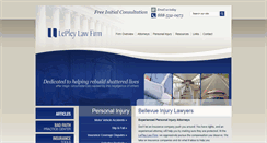 Desktop Screenshot of lepleylawfirm.com